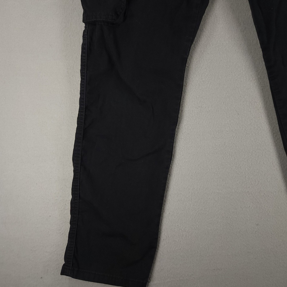 Wrangler Mens Regular Taper Cargo Pants Black 34x30 Cotton Stretch 112326301 - Picture 8 of 12